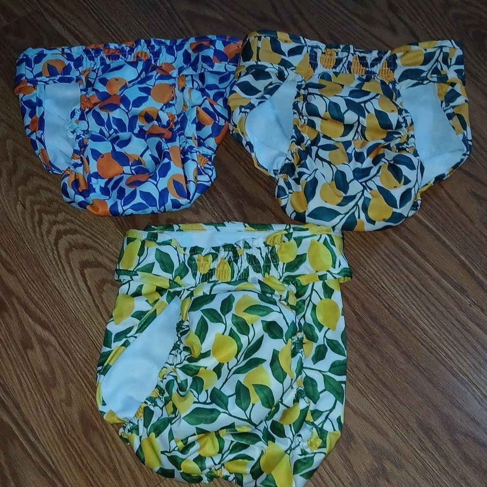 Pet Magasin Reusable Washable Dog Diapers (Pack of 3) Sz XL Waist 26"-32" NEW
